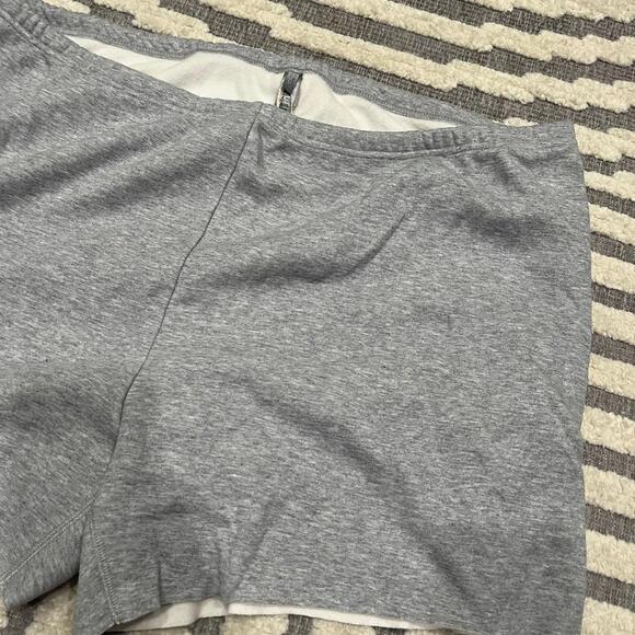 skims cotton fleece shorts ap-sho-0835 color heather gray - Picture 7 of 11